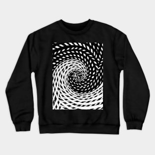 Double spiral whirl yin yang energy balance Crewneck Sweatshirt